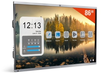 Quadro interativo IWBT-86, 86 in ecrã tátil, TecMaschin 