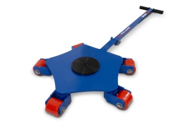 Chassi rolante TFW-L6000, carga máx. 6.000 kg, giro de 360°, incl. barra de tração, SolidHub 