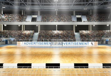 20,8 m Telão led SBO-LED10G, ecrã LED para estádio, 13 painéis, TecMaschin 