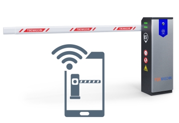 Barreira eléctrica automática, barreira para parques de estacionamento ES3500-A com controlo por aplicação, TecMaschin 