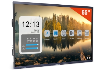 Quadro interativo IWBT-65, 65 in com ecrã tátil, TecMaschin 