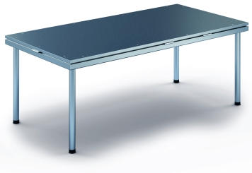 2 m x 1 m Palco móvel EBM850/2, 805 mm de altura, 1 módulos 850 kg carga máxima por módulo 
