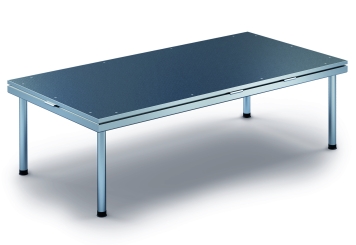 2 m x 1 m Palco móvel EBM850/2, 605 mm de altura, 1 módulos 850 kg carga máxima por módulo 